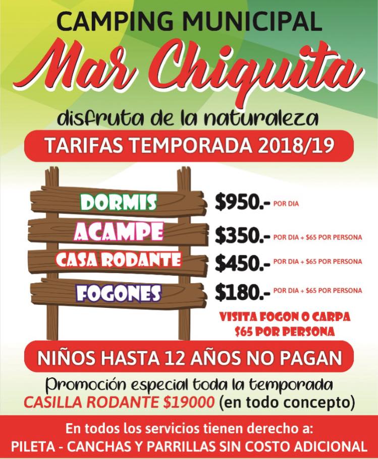 Camping Municipal Mar Chiquita