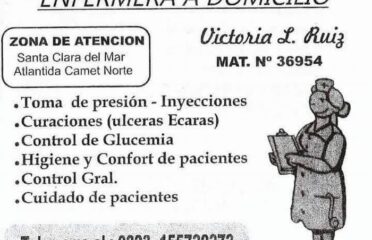 Victoria L. Ruiz Enfermera a domicilio